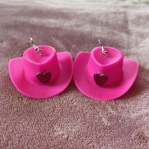 Cowgirl Hat Earrings